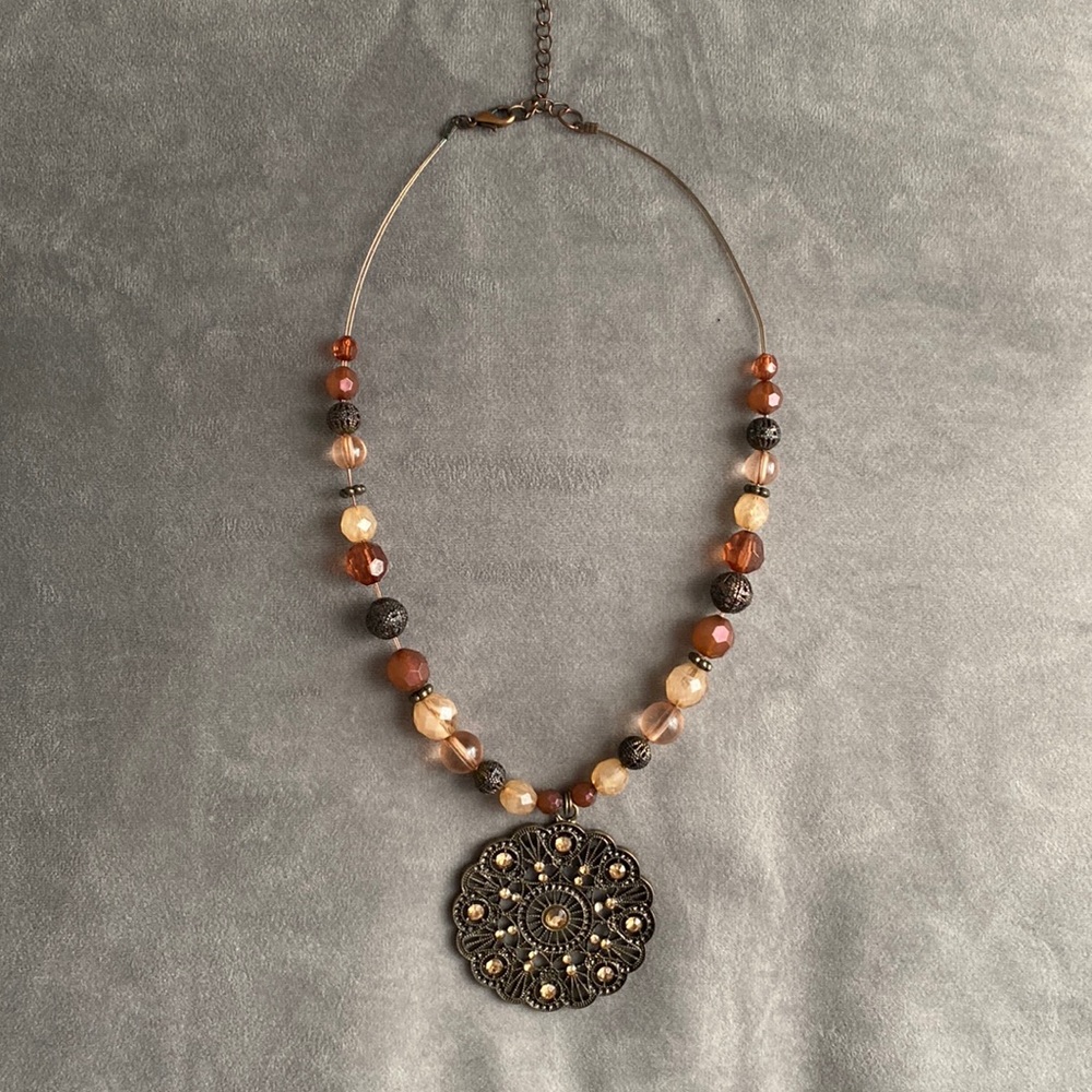 Beaded Pendant Necklace